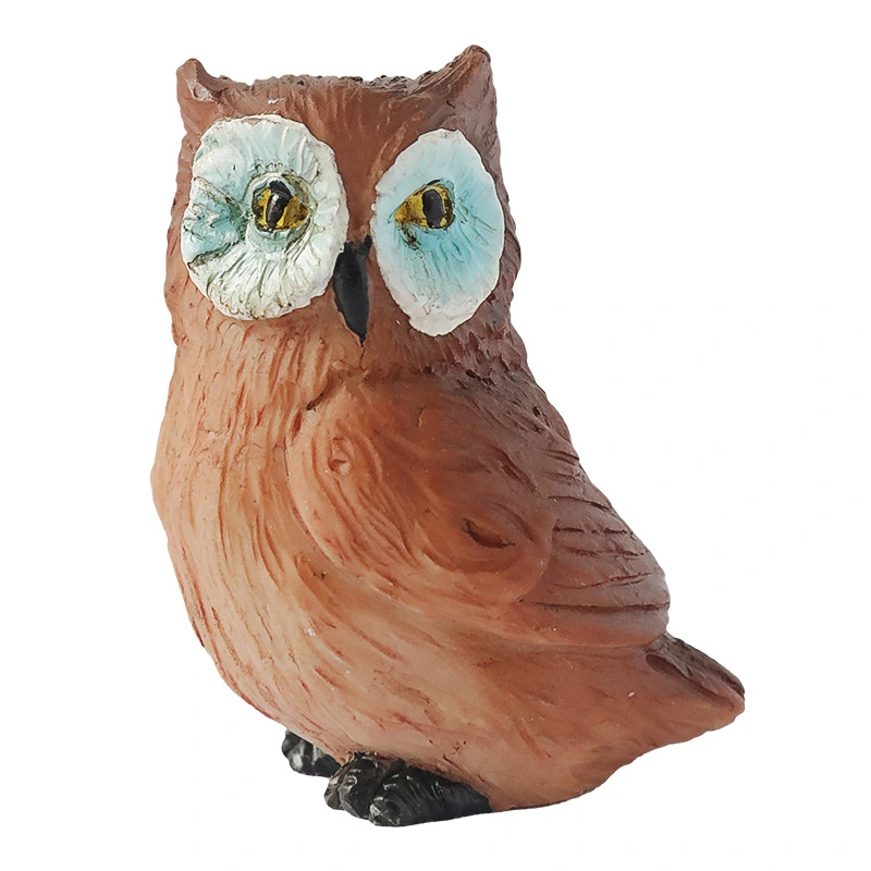 Owl Decor Mini Simulated Owl Garden Decoration Outdoor Yard Decor Statue Accessory