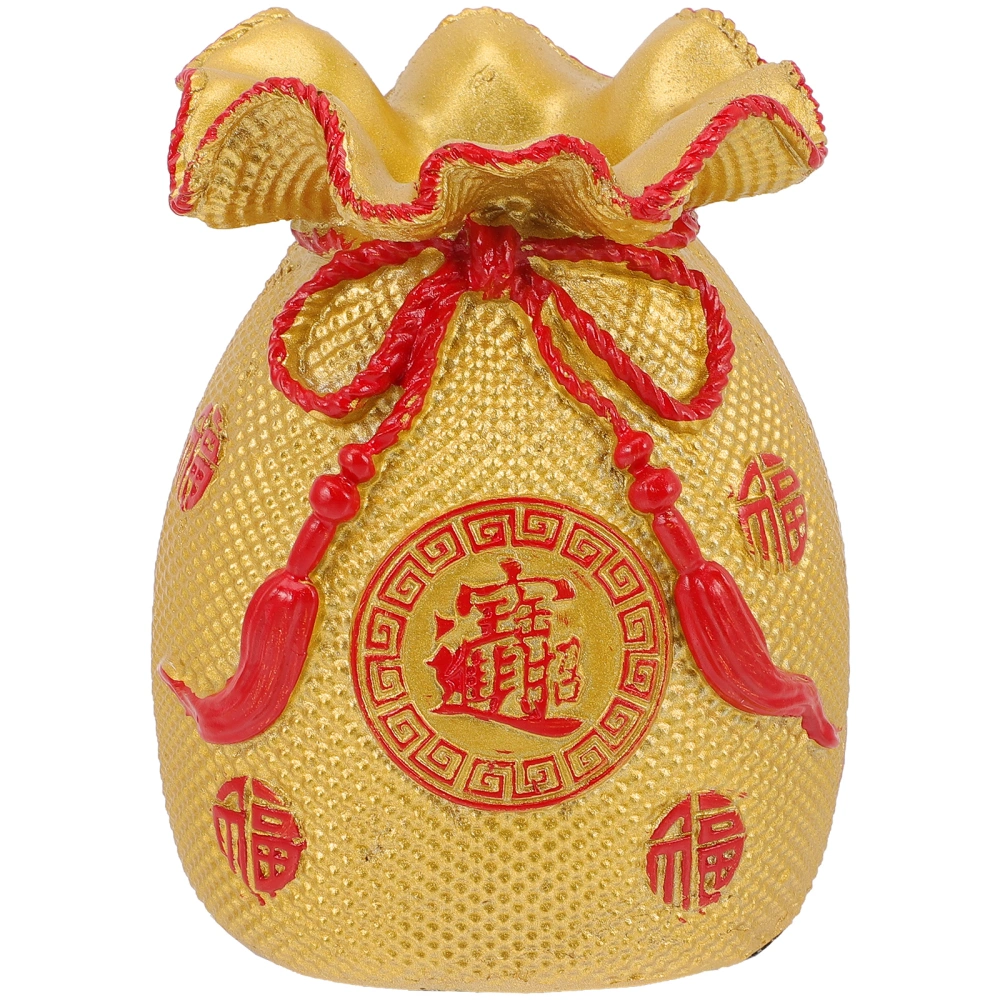  Lucky Bag Resin Mould Resin Blessing Pouch Figurine Blessing Pouch Statue Luck Bag Model Adorn