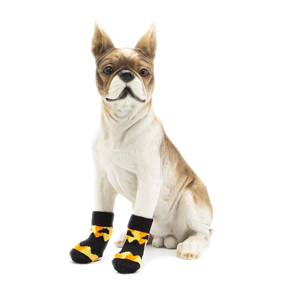 Pet Cotton Socks Fashion Dog Cotton Socks Pumpkin Cotton Socks Halloween Decoration Socks S