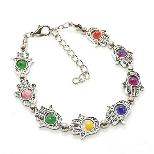 Women Bracelet Beaded Bracelet Adjustable Metal Bracelet Hand Decor Wrist Jewelry