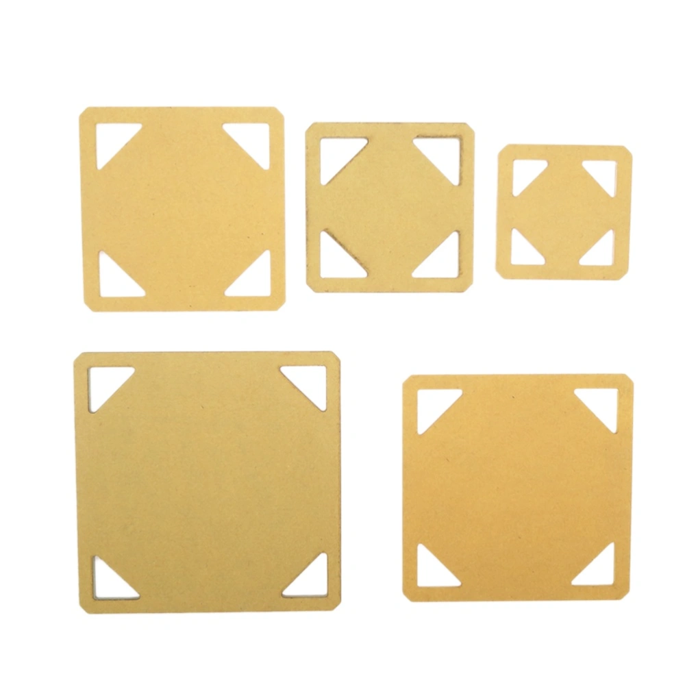 5pcs Square Templates Quilting Model Trim Sewing Tool for Patchwork Embroidery