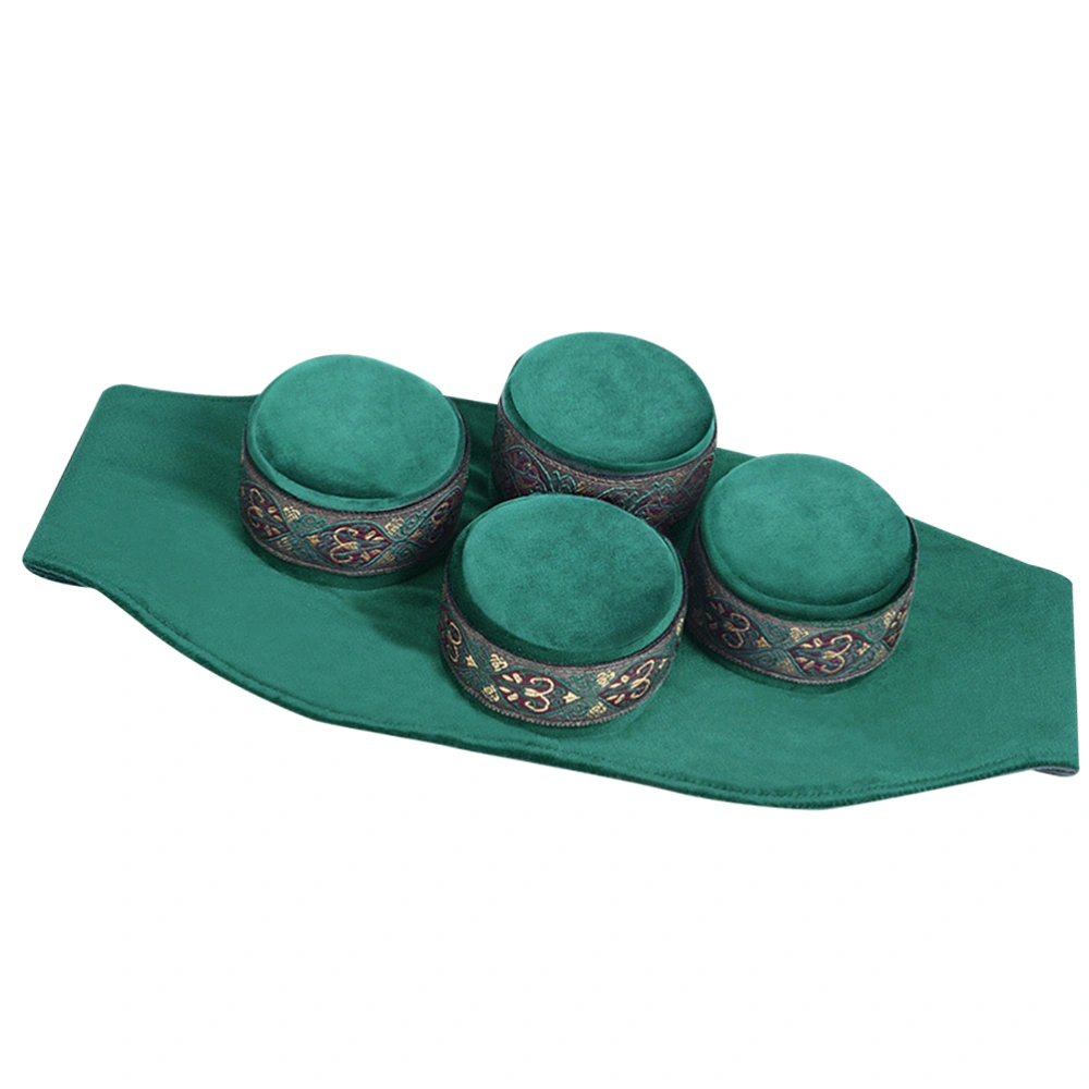 1 Set of Moxibustion Box Smokeless Moxa Holder Neck Massages Box Moxa Container with Cover No Copper Box Green