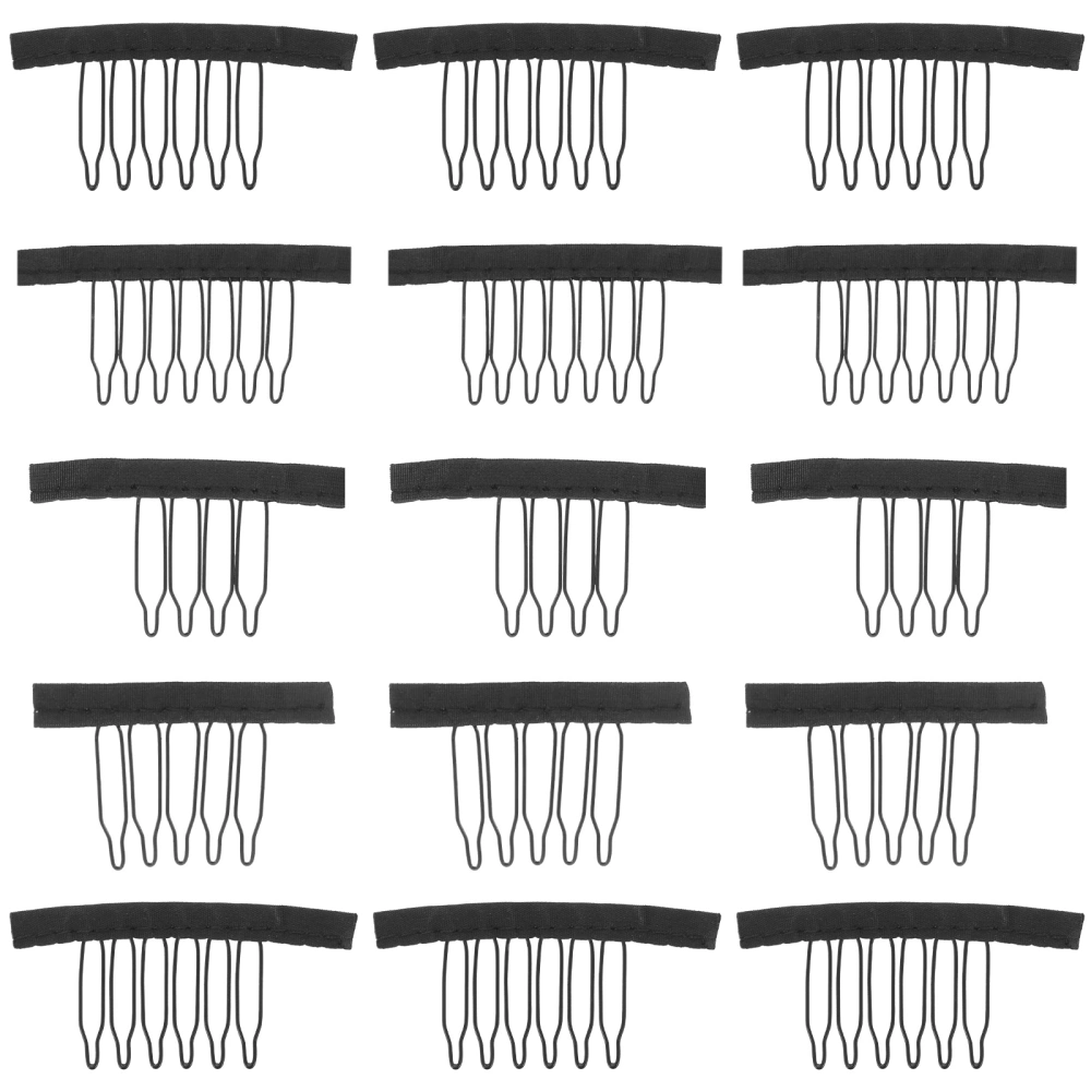 50Pcs Durable Fork Wig Accessories Clips Wig Combs Wig Caps Accessory (Assorted Style)