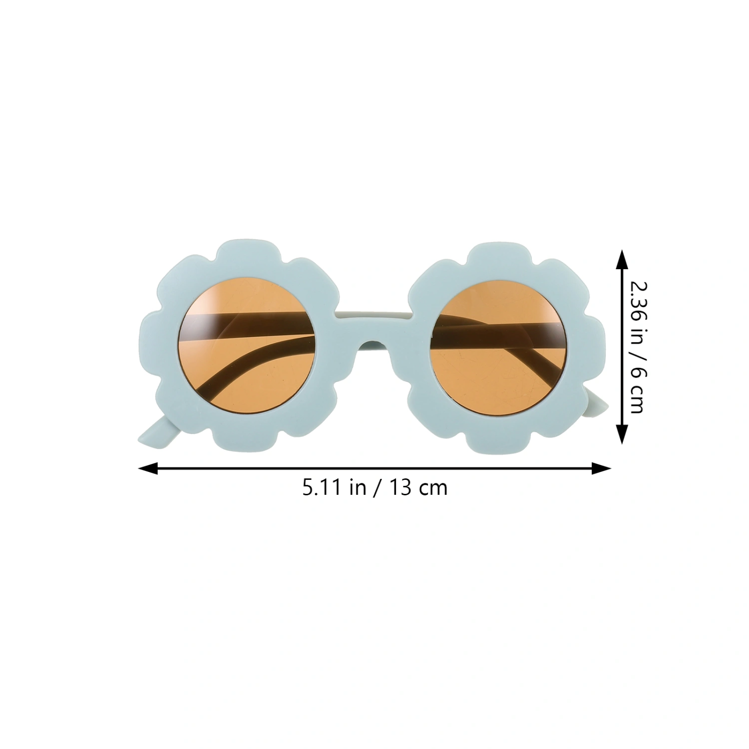 3Pairs Toddler Sunglasses Girl Sunflower Sunglasses Baby Sunflower Glasses