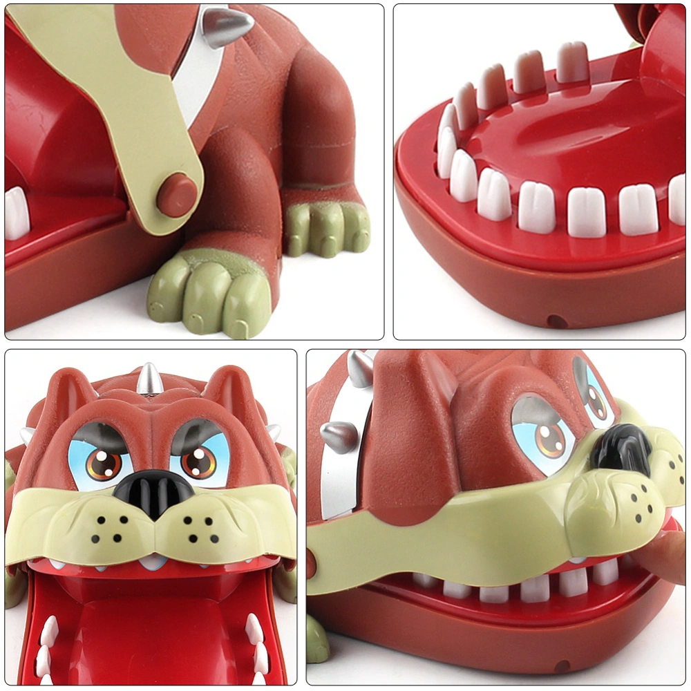 1Pc Dog Mouth Bite Fingers Shooter Cartoon Plastic Plaything Funny Trick Toy