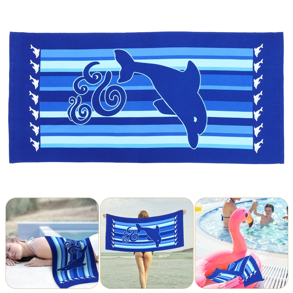 Skin-friendly Beach Towel Comfortable Pool Towel Quick-drying Beach Towel for Summer