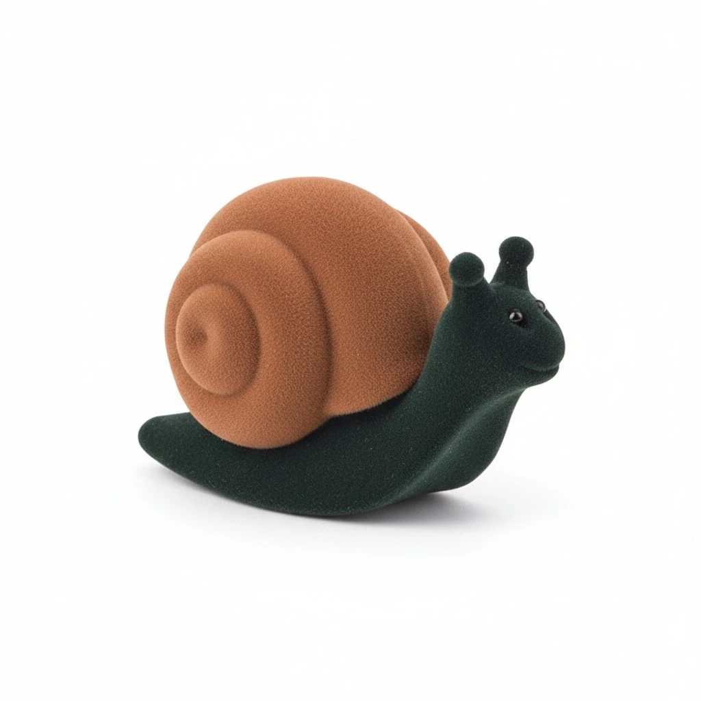 Snail Shape Ring Box Unique Jewelry Packaging Box Valentine's Day Women Ring Holder