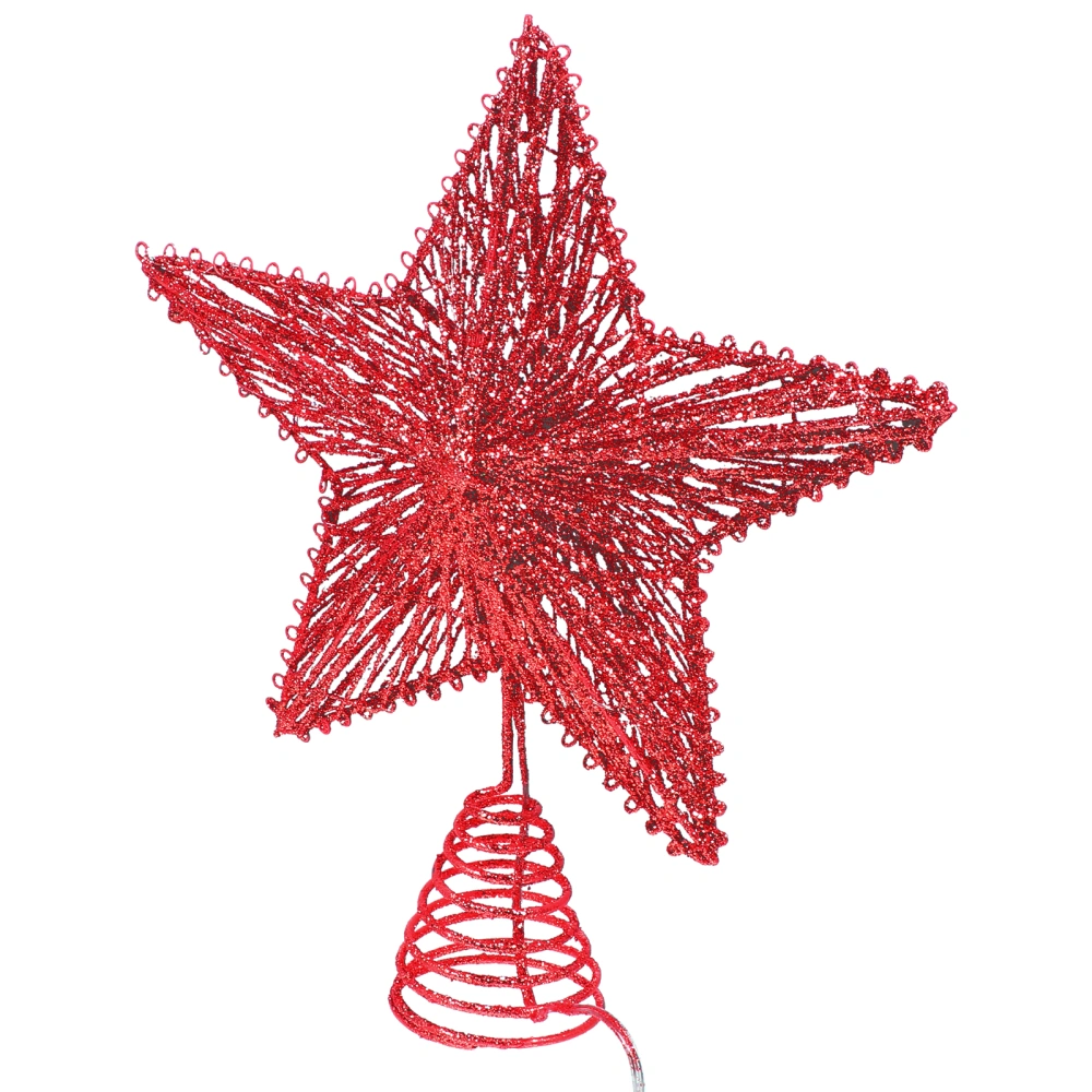 1pc Christmas Tree Decor Star-shaped Tree Light Xmas Home Decor Party Supply