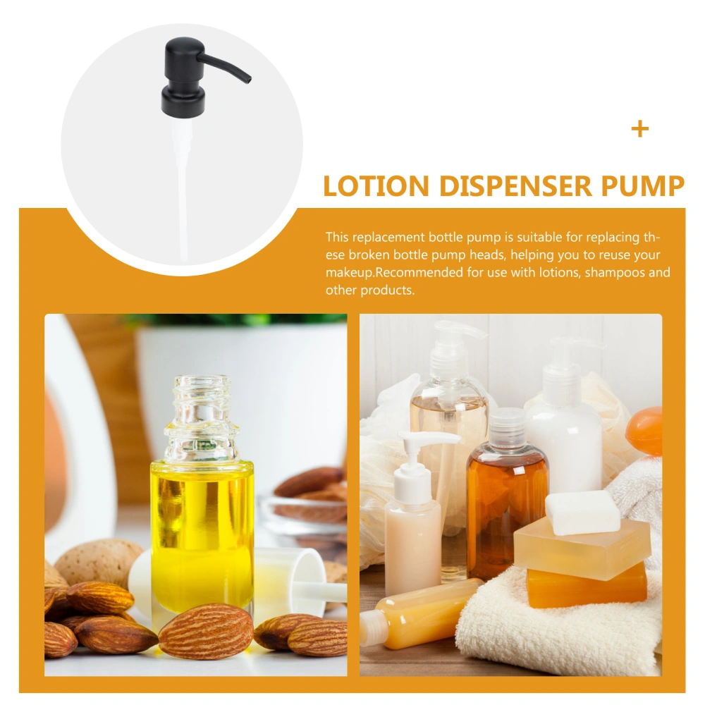 Stainless Steel Pump Head Lotion Dispenser Pump Replacement Soap Dispenser Accessories