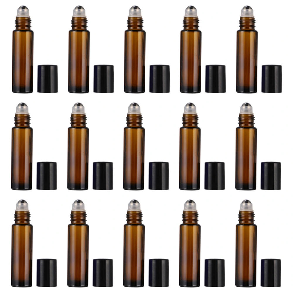 20Pcs Small Essential Oil Perfume Sub Package Bottles Glass Roller Containers