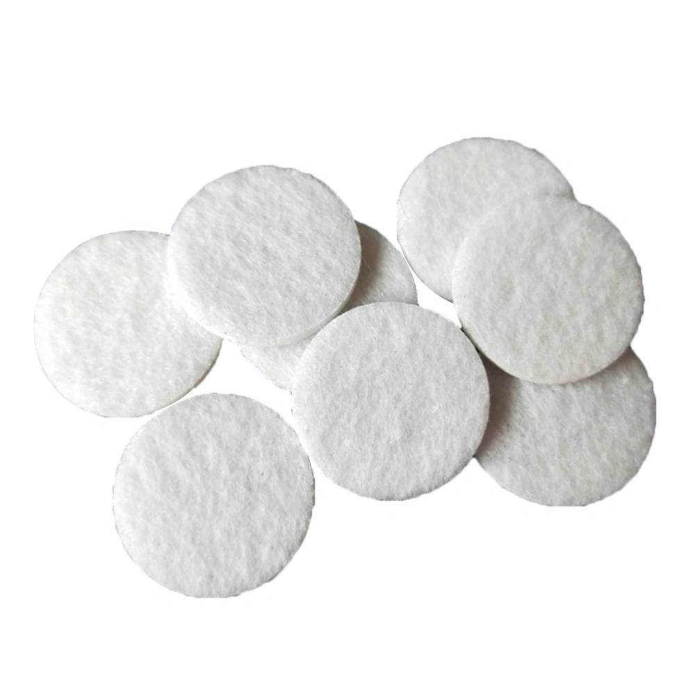 200pcs Round Felt Pads 2cm Diameter Floor Protector Pad for Table Chair Furniture (White)