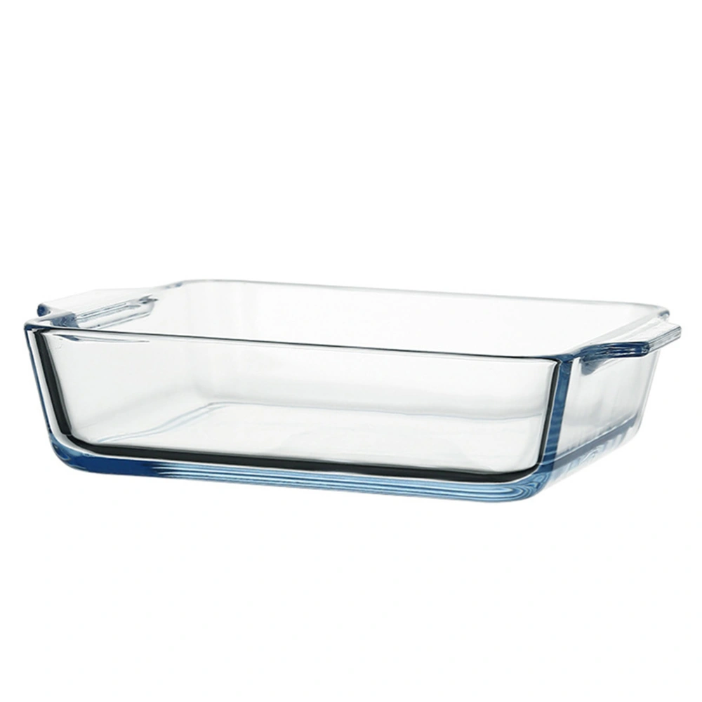 Baking Dish Roasting Pan Clear Baking Dish Glass Bakeware Double Handle Baking Dish