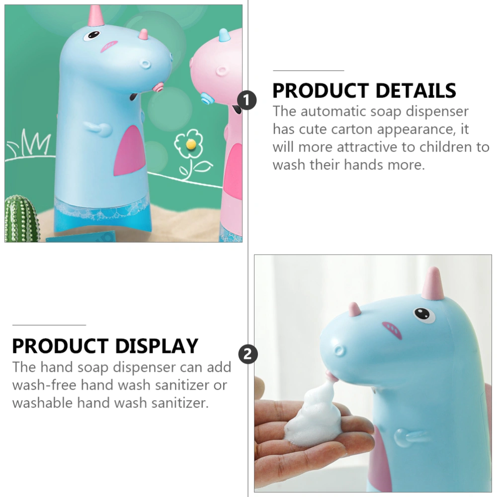 1Pc Automatic Soap Dispenser USB Rechargeable Kid Cartoon Foaming Soap Dispenser