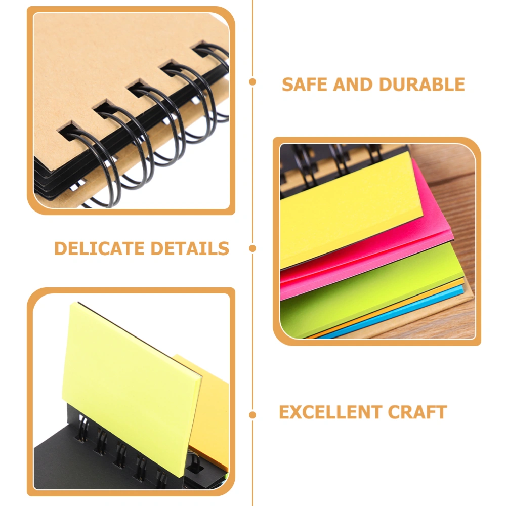 4Pcs Compact Note Pads Small Spiral Notebooks Multi-function Coil Notepads Students Small Notepads