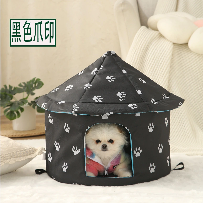 Outside Cat House Detachable Weatherproof Warm Pet Nest Cat Kitten Sleeping House