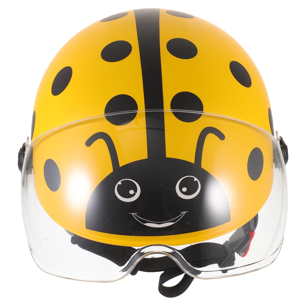 1pc Kids Skateboard Helmet Ice Skating Protective Helmet Outdoor Riding Helmet Mountain Bike Safety Helmet (Yellow)