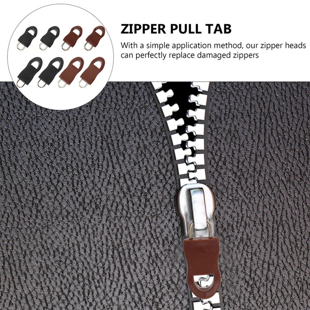 32pcs Bag Zipper Heads Backpack Zipper Tabs Clothing Luggage Zipper Pull Tabs