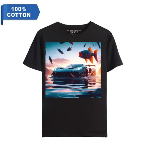 Super car on water