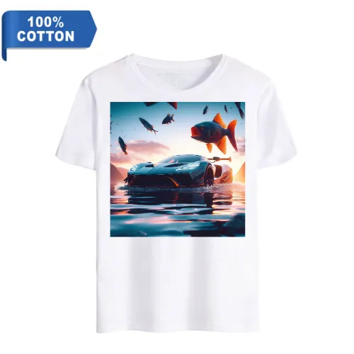 Super car on water