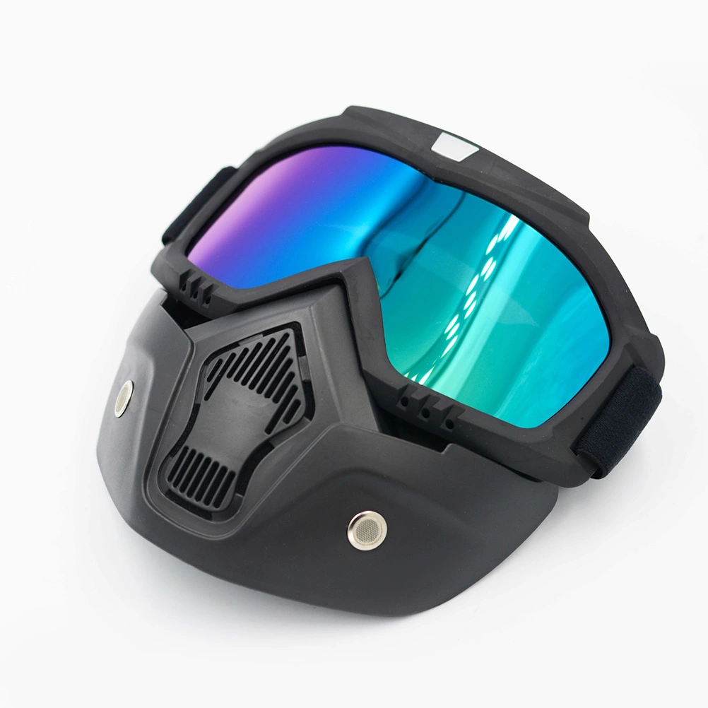 Riding Glasses Winter Snow Goggles Ski Snowboard Snowmobile Face Mask Sun Glasses Eyewear (Colorful Eyeglass)