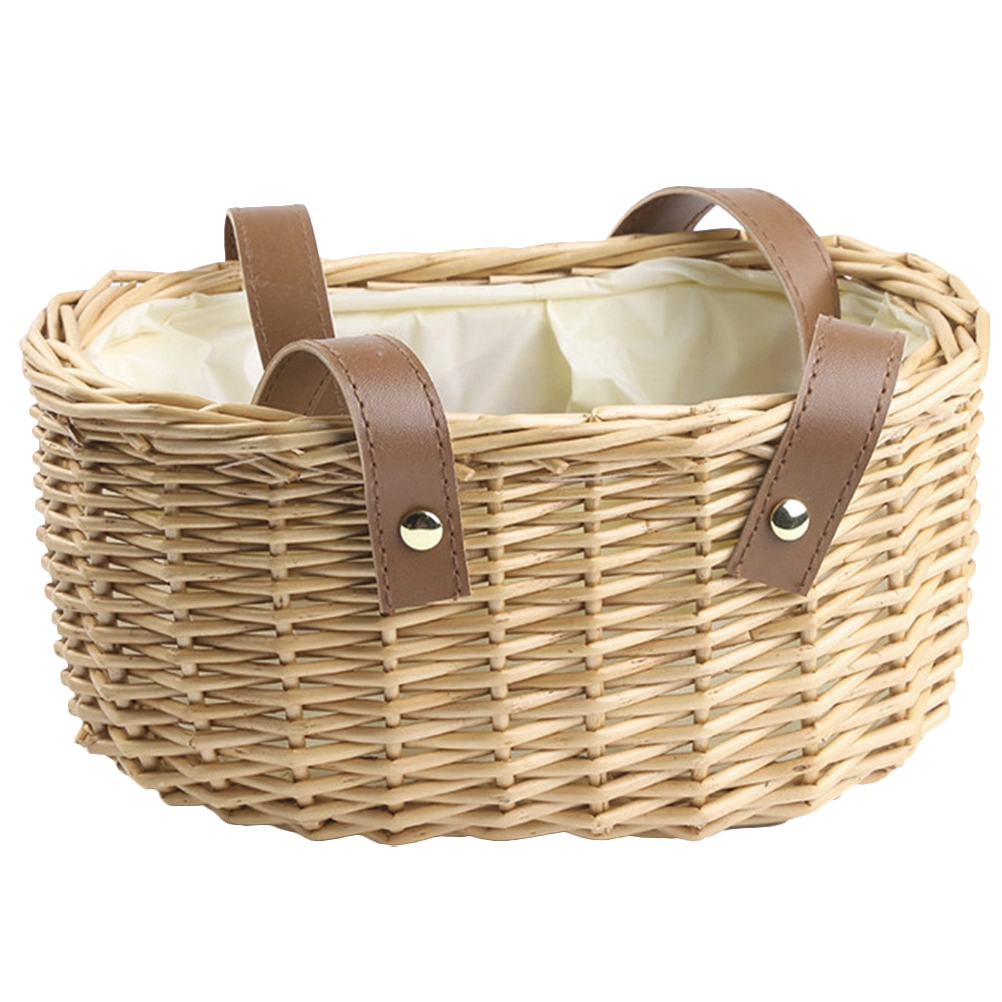  Flower Girl Basket Woven Basket Flower Arrangement Basket Wicker Basket with Handle