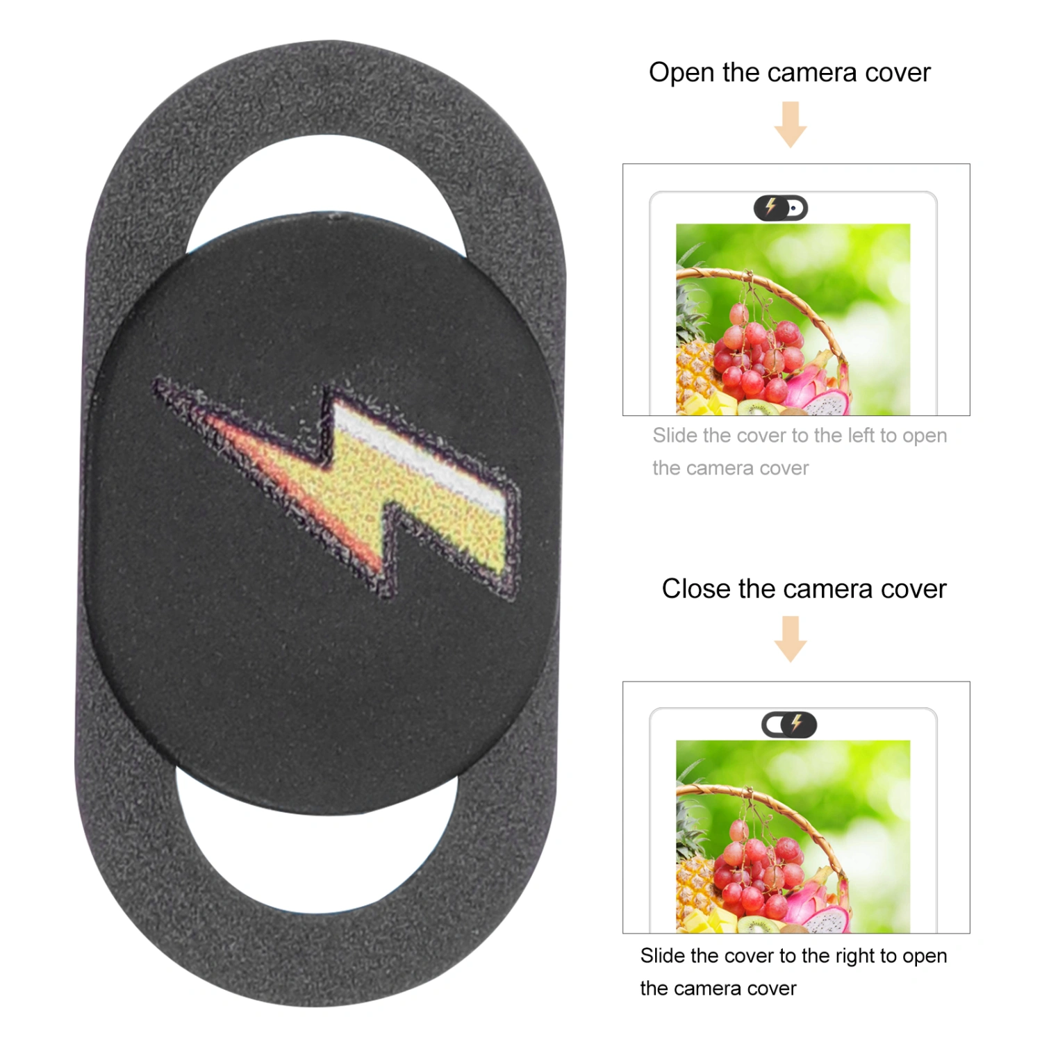 3pcs Laptop Camera Covers Tablet Webcam Protective Covers Phone Accessories