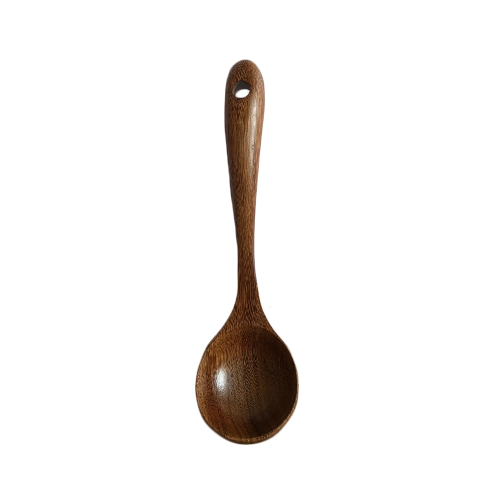 Wooden Cooking Scoop Catering Tableware Wooden Kitchen Utensils Natural Wood Spoon Soup Ladle for Home Restaurant (Small Size)