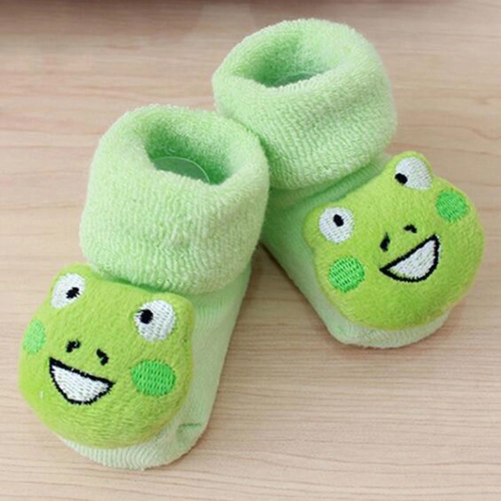 Children Cotton Autumn Winter Baby Socks Warm Non-slip Floor Socks Boys Baby Cotton Winter Socks for 0-9Months (Random Style)