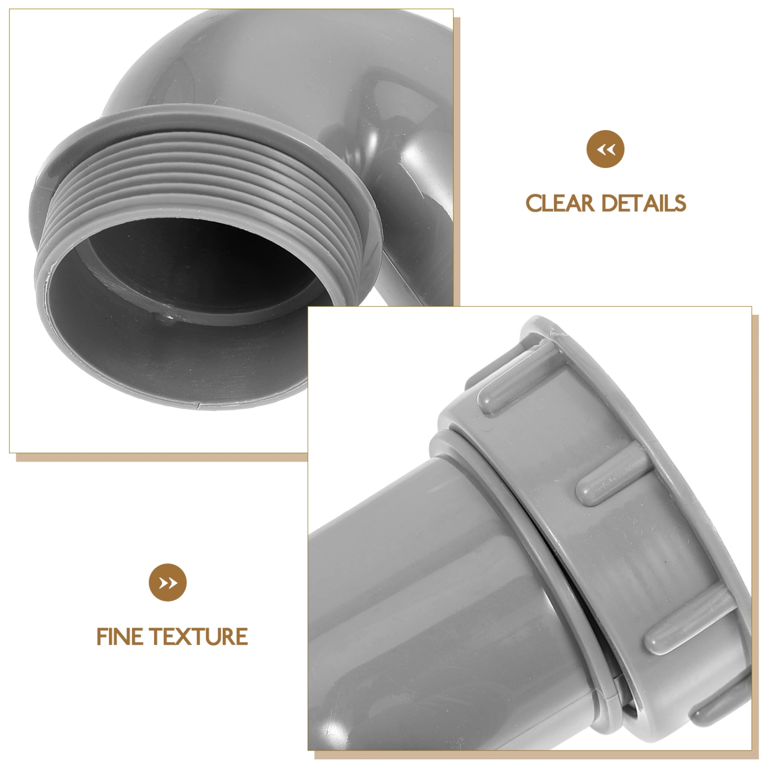 Drain Pipe Adapter Kitchen Sink Drain Pipe Connector V-shaped Sink Pipe Joint