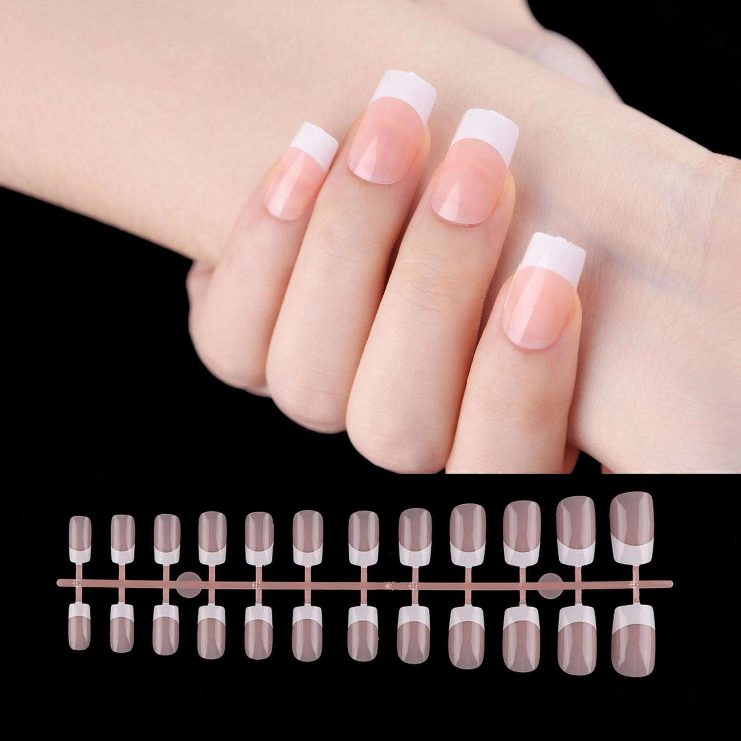 24pcs Press on Nails Fake Nails False Nails Glue on Nails Women nail Art tips