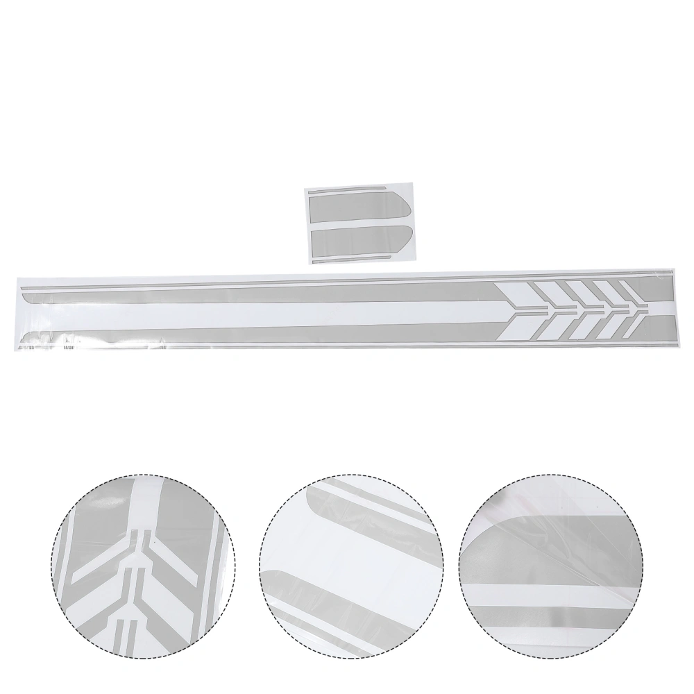 2pcs Car Side Racing Stripes Racing Decals Car Stripe Decals Car Stickers