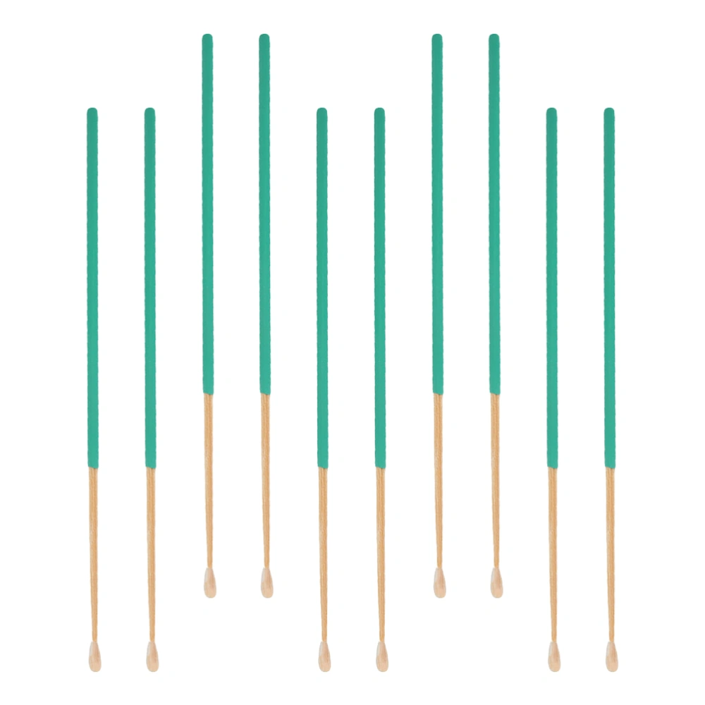 10Pcs Ear Cleaning Sticks Cleaning Tools Earwax Removal Needles (Green)