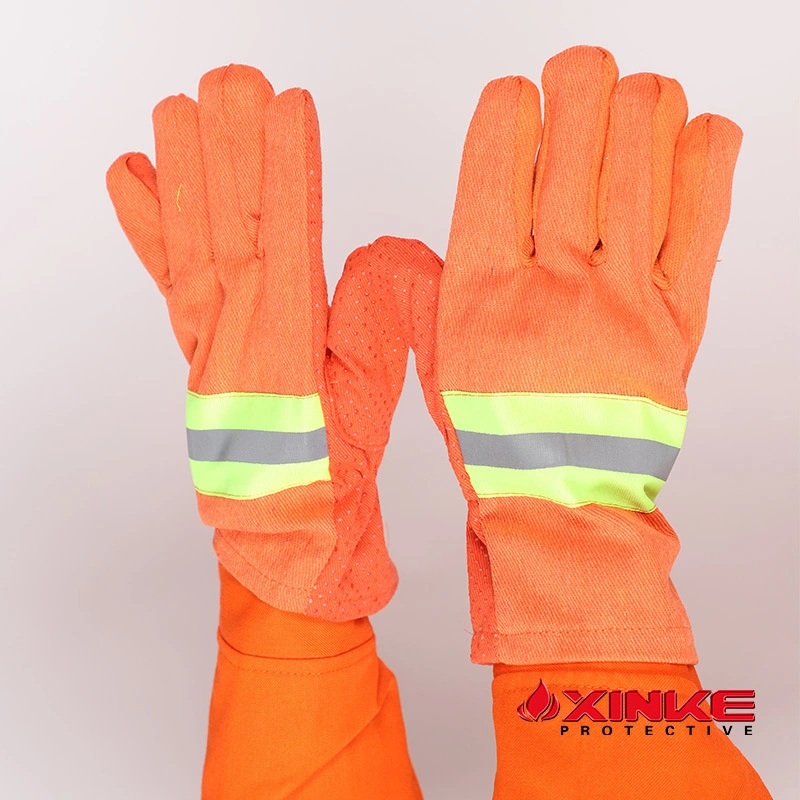 1 Pair of Emergency Rescue Gloves Heat Resistant Gloves Durable Firemen Rescue Glove Hand Protectors