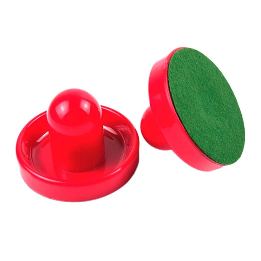 2PCS 96mm Air Hockey Pushers Pucks Replacement For Game Tables Goalies Header Kit Air Hockey Equipment Accessories(Red)