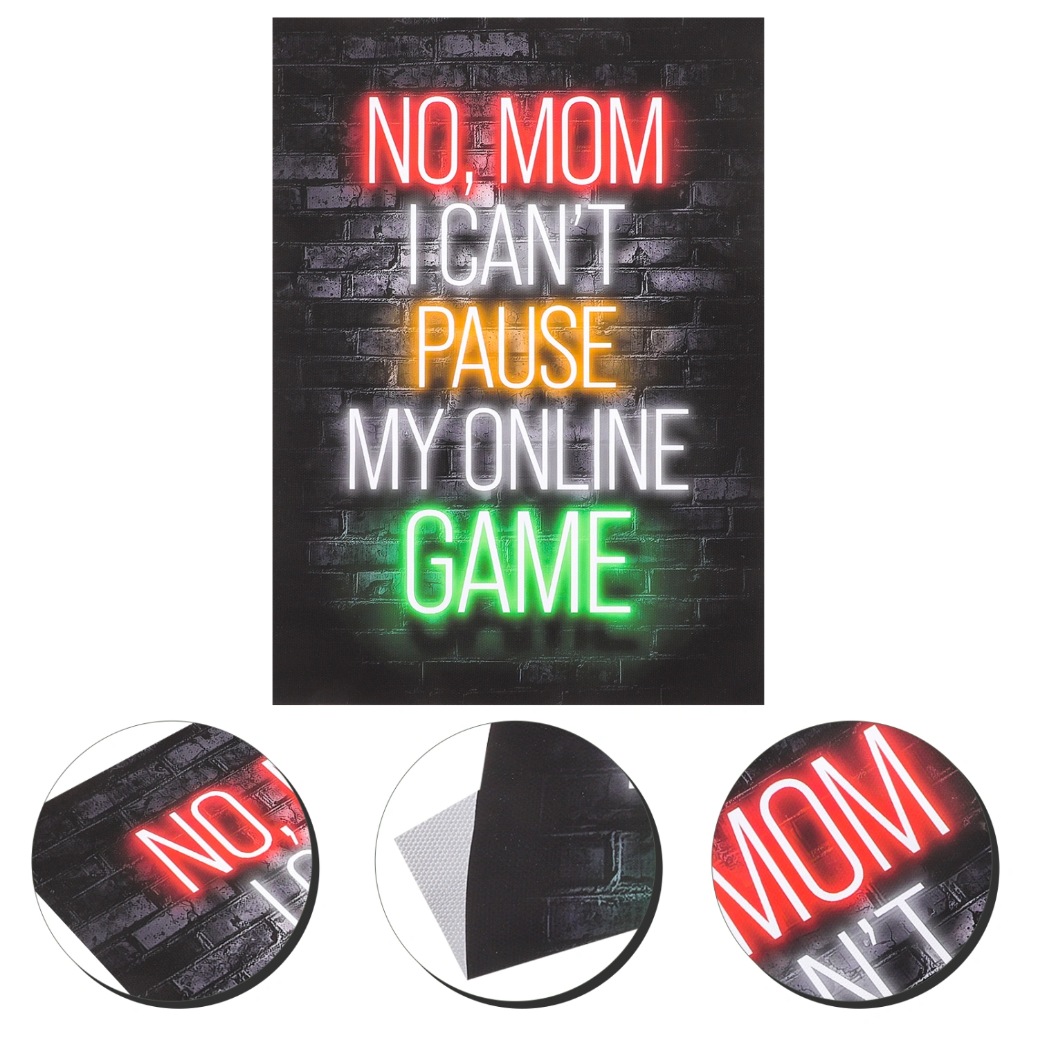 Video Gamer Room Decor Gaming Wall Art Neon Gaming Room Decor Game Room Poster