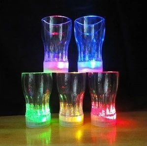 6pcs Light Up Liquor Glasses Glowing Shot Cups Liquor Glass Bar Light Up Shot Cup