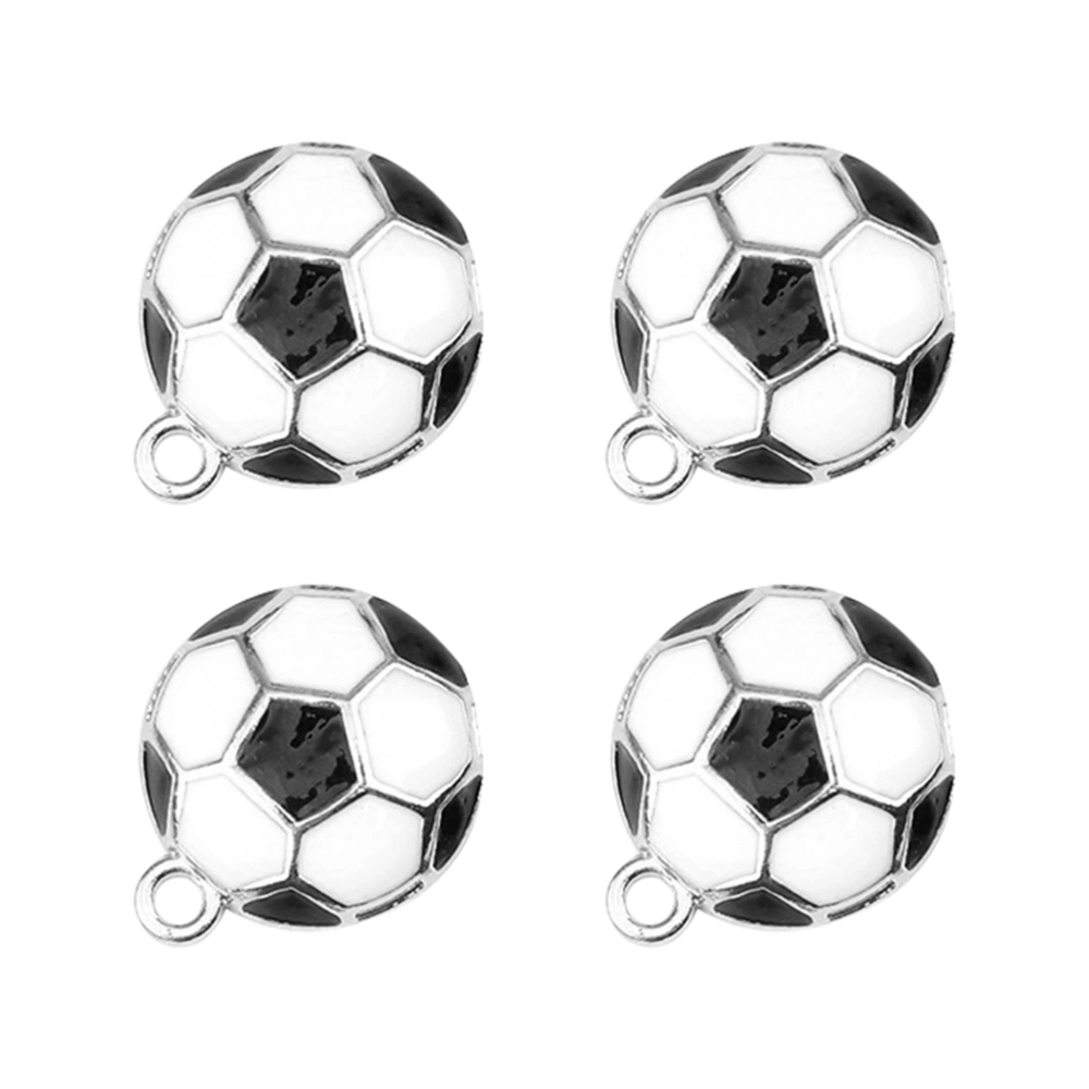 10pcs DIY Soccer Charms Alloy Ball Games Sports Soccer Pendant Jewelry Findings