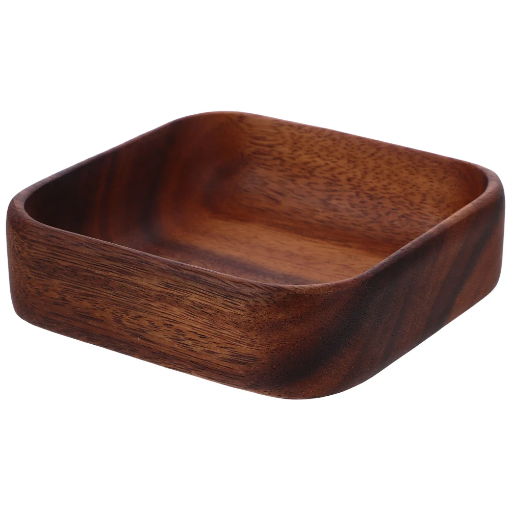 Natural Wooden Dried Fruit Plate Fruit Storage Bowl Snack Bowl Coffee Table Fruit Tray