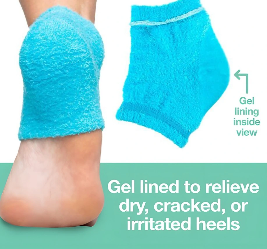 1 Pair of Portable Heel Socks Heel Protectors Reusable Heel Sleeves Elastic Foot Sleeve Heel Socks