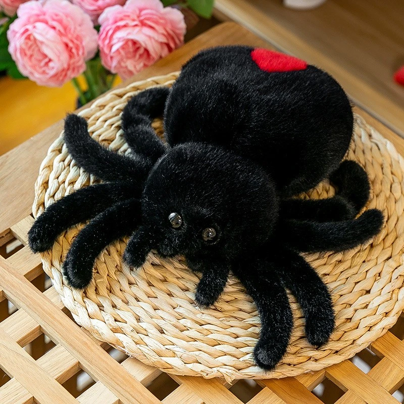 Halloween Spider Toy Stuffed Spider Plaything Supple Simulation Spider Doll Decoration
