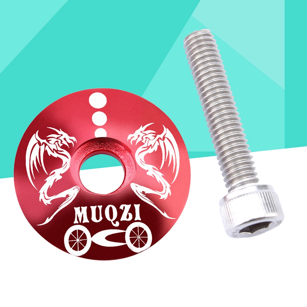 28.6mm General Aluminum Alloy Headset Screw for Mountain Highway Bicycle(Red)