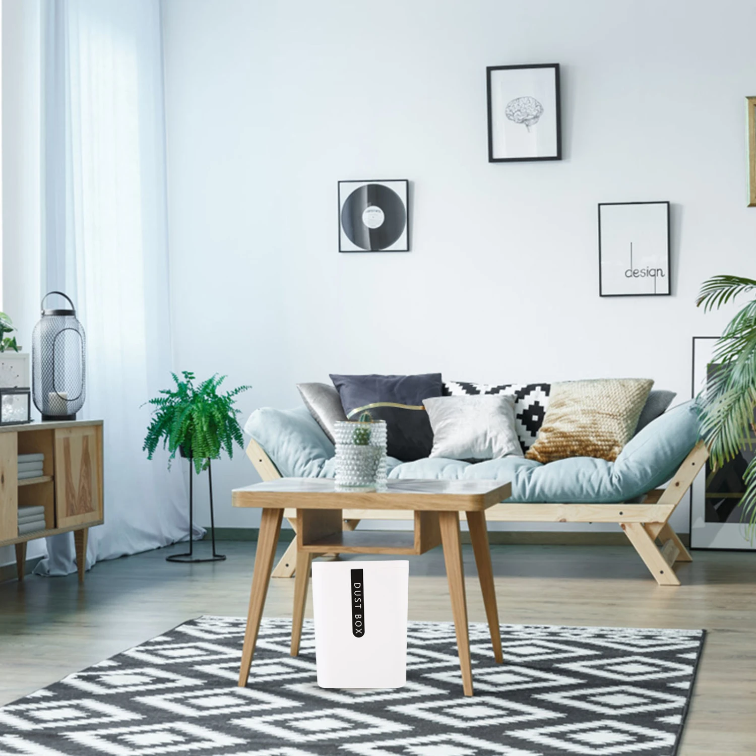 Convenient Trash Can Office Desktop Trash Bin Household Trash Bucket Home Accessory