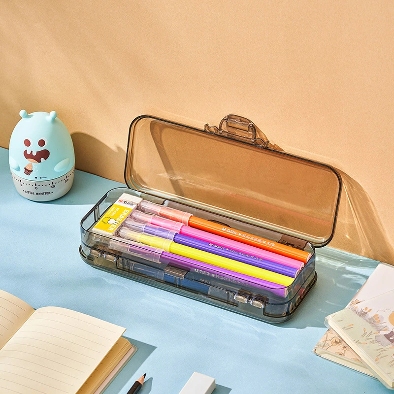 Pencil Case Large Capacity Stationery Box Portable Pen Container Pencil Storage Case Pen Case