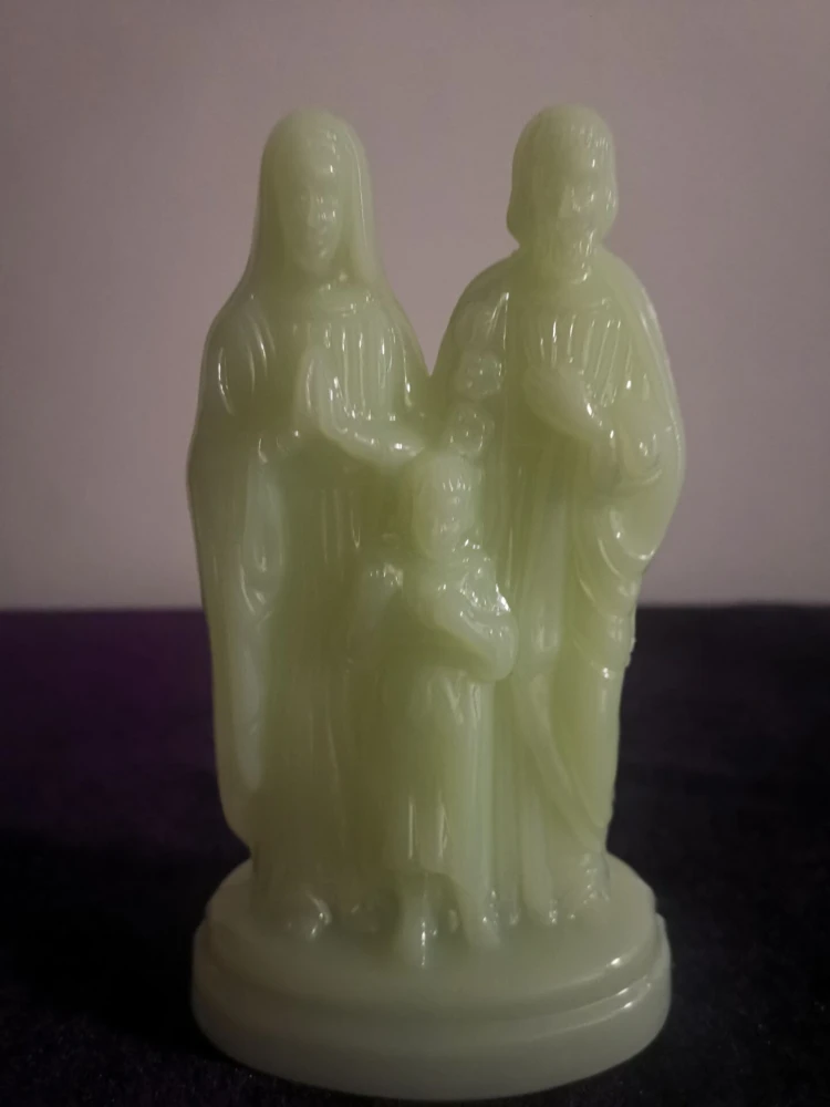 Luminous Plastic Crafts Decoration Reusable Religious Figure Church Ornament Religious Decor