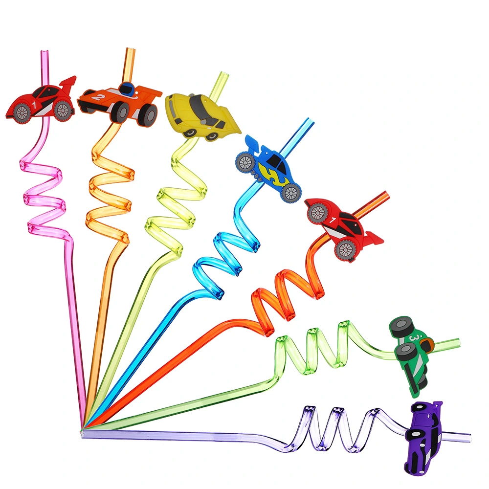 24pcs Drinking Straws Novelty Curved Straws Party Reusable Drinks Straws Cold Drinking Straws