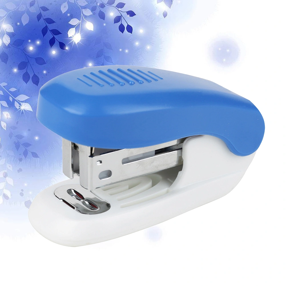 1 Pc Mini Portable Stapler Manual Stapling Machine Student Stationery Universal School Business Office Supplies (Random Style）