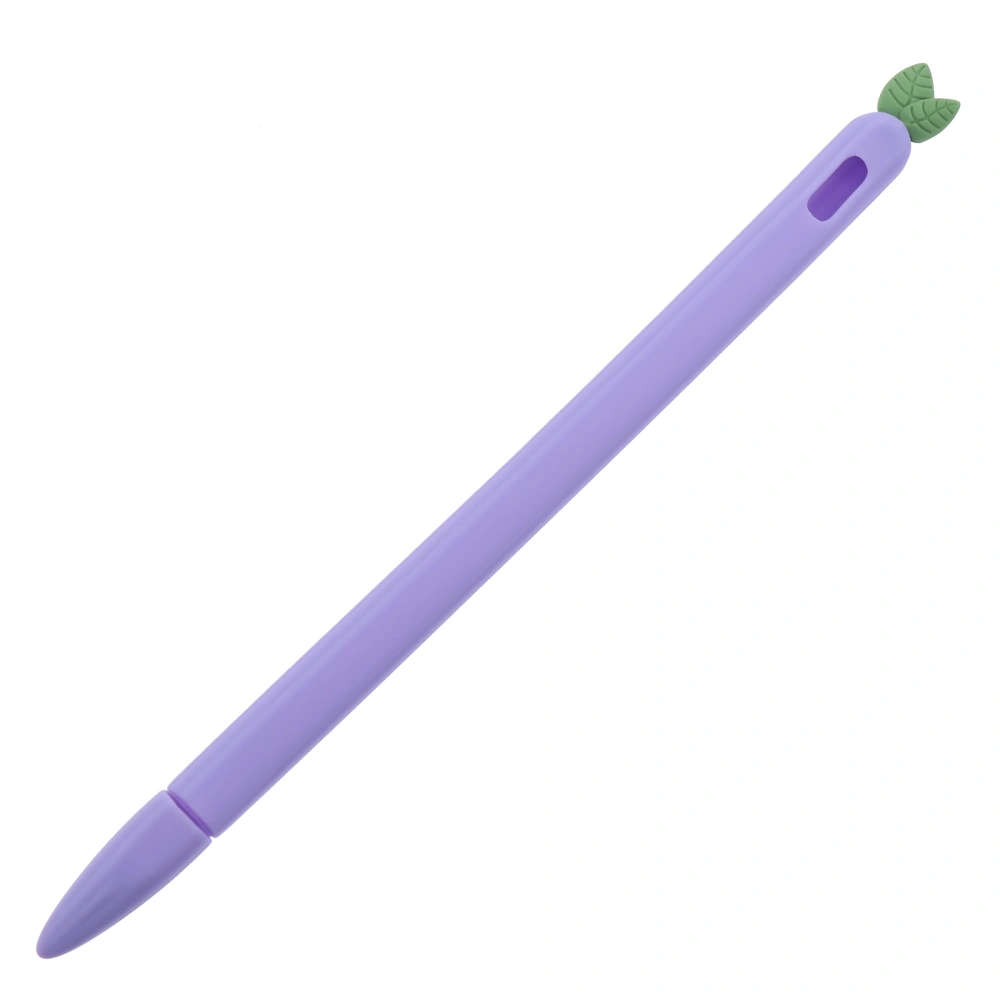 Stylus Pen Cover Carrot Silicone Protective Cover Compatible for Apple Pencil 2