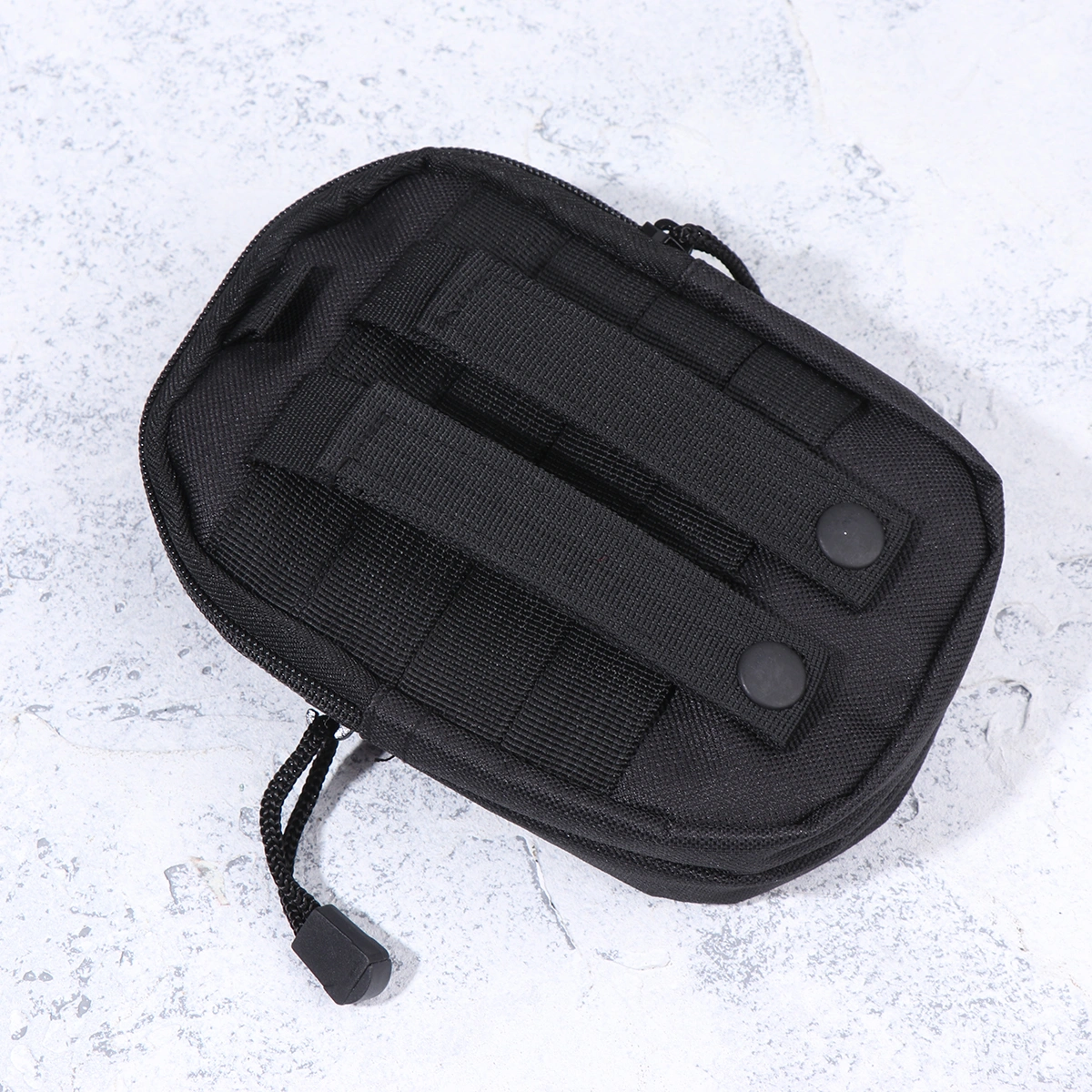 Camouflage Phone Holder Outdoor Waist Pocket Multifunctional Waist Pouch Waist Belt Pouch for Outdoor Sports Black