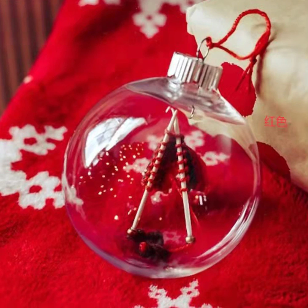 Christmas Hanging Ornament Xmas Knitting Ball Decoration Christmas Tree Hanging Ball