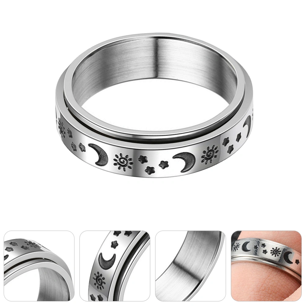 Rotatable Knuckle Ring Simple Finger Ring Couple Ring Creative Finger Jewelry